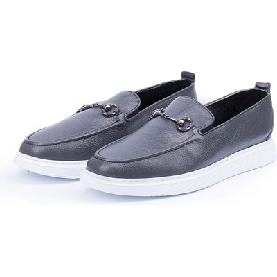 Ducavelli Anchor Мъжки обувки от естествена кожа - Сиви 308250 (308250_Сив)