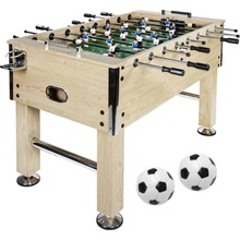 GamesPlanet Profi stolní fotbálek Leeds, 140 x 73 x 87 cm, světlý dekor M02463