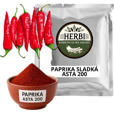 Herbi Paprika sladká ASTA 200 g