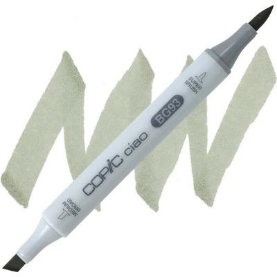 Lihová fixa COPIC Ciao oboustranná Brush & Chisel, Green gray (BG93)