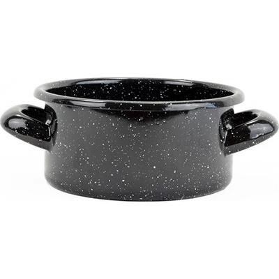VEF Smaltovaný kastról 12 cm – 0,5 l čierny - 00000-0000467