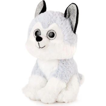 Плюш АМЕК Хъски с глитер уши със звук 25 см