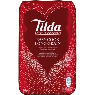 Tilda Předvařená Dlouhozrnná rýže Easy Cook Long Grain Rice 0,5 kg