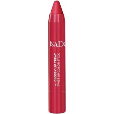 IsaDora Гланц за обем The Glossy Lip Treat, 12 Rhubarb Red, 3.3 g