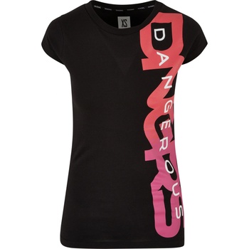 Dangerous DNGRS Дамска Тениска Dangerous DNGRS Hyena T-Shirt black/pink XLUB-DLTS123-03973 - Камуфлаж, размер M