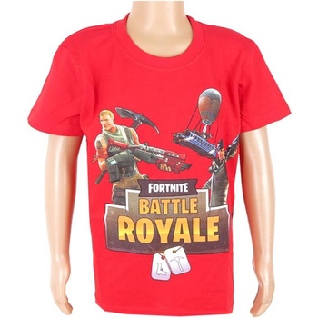 Detské tričko Fortnite Battle Royale červené