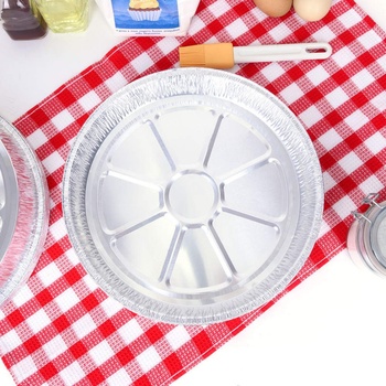 28 см. кръгла алуминиева тава еднократна