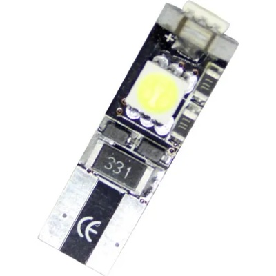 Лед крушки тип T10 с 3 SMD диода - Canbus 5000K (T10CAN3SMD5)