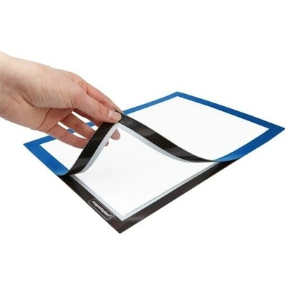 Magnetoplan Magnetický rámček samolepiaci A4 modrý 2 ks