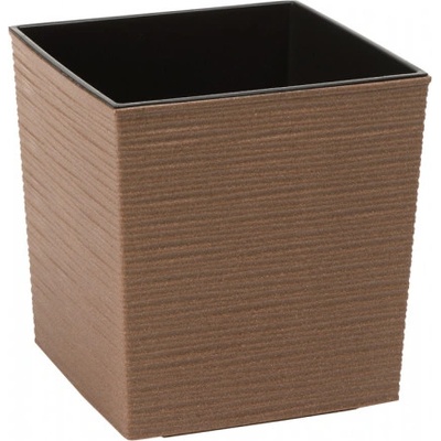 LAMELA květináč JUKA ECO DLUTO vroubek 250 x 250 mm natur