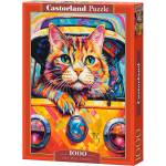 Castorland Пъзел Castorland от 1000 части - Котешко пътуване с автобус (C-105229-2)