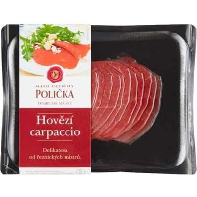 Maso Uzeniny Polička Hovězí carpaccio 100 g – Zboží Dáma