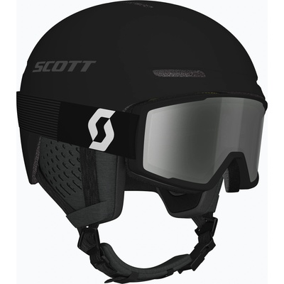 SCOTT Скиорска каска SCOTT Track + Goggles Factor Pro Combo mineral black/amp silver chrome