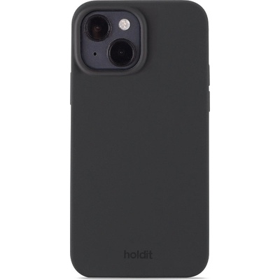 Holdit Калъф Holdit - Silicone, iPhone 15, черен (7330985159701)
