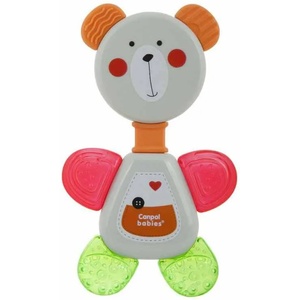 Canpol Бебешка водна чесалка с дрънкалка Canpol - Bear, сива (56/139_gry)