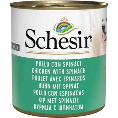 Schesir Dog Adult kuřecí se špenátem 285 g