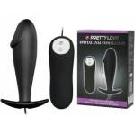 SVAKOM Primo Silicone Vibrating Plug with Wireless Remote, Black, Small