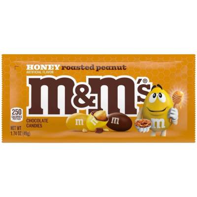 M&M's pražené arašídy v čokoládě s medovou příchutí v cukrové skořápce 49 g