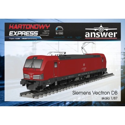 Papierový model - Lokomotíva Siemens Vectron DB