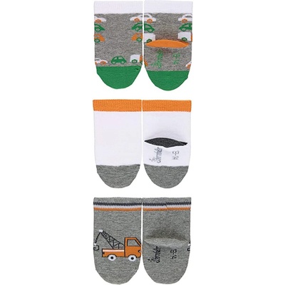 Sterntaler Бебешки къси чорапи за момче Sterntaler - 3 чифта