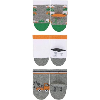 Sterntaler Бебешки къси чорапи за момче Sterntaler - 3 чифта