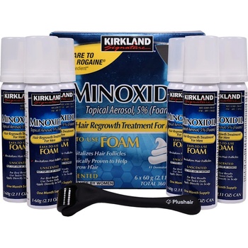 Kirkland Minoxidil 5% 6 mesačná kúra proti vypadávaniu vlasov 6 x 60 ml