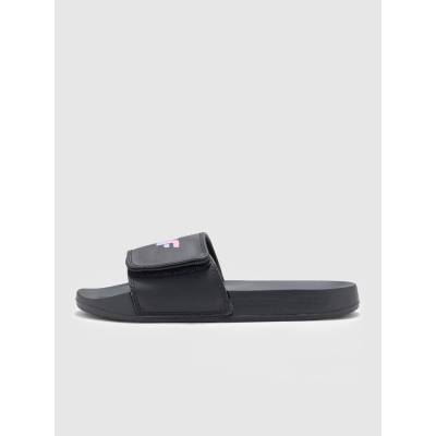 4F dětské pantofle žabky černé