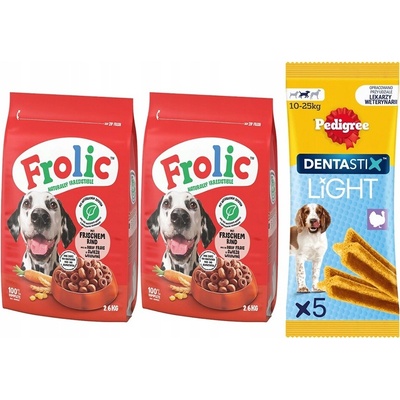 Frolic Complete s hovězím masem obilovinami a zeleninou 2,8 kg