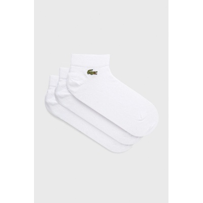 Lacoste Чорапи Lacoste (3 чифта) мъжки в бяло (RA4183)