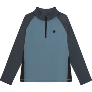 Color Kids Детски поларен пуловер Color Kids Kid's Fleece Stretch Colorblock Fleece jumper - Windward Blue - размер 104 (EU) (704-6330-0213)