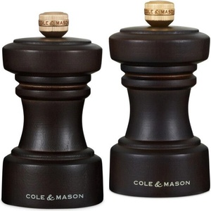Cole & mason Комплект мелнички за сол и пипер HOXTON - 10, 4 см. - цвят тъмен шоколад (Cole-&;-Mason-H-233056)