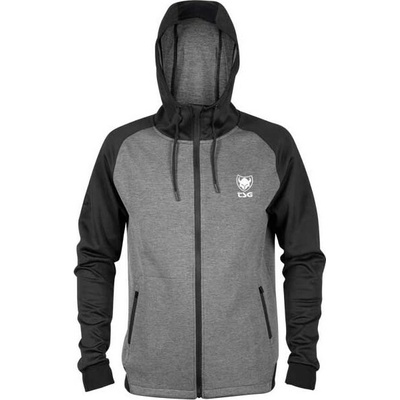 TSG aero zip hoodie black grey