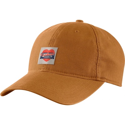 Carhartt Дамска шапка с козирка Carhartt Women's Heart Patch Canvas Cap - Carhartt Brown - размер One Size (904-6252-0211)