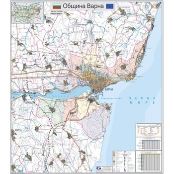 Mapmedia Карта на община Варна