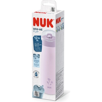 Nuk ЧАША MINI-ME FLIP Stainless 500мл. Цвете (10225329)