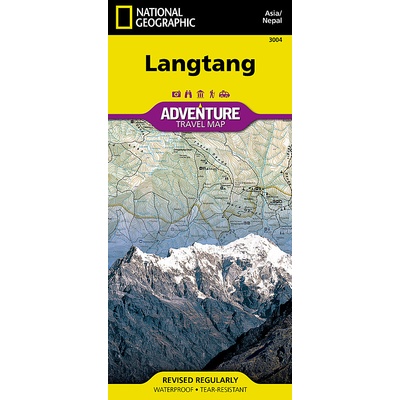 mapa Langtang 1:125 t., voděodolná NGS