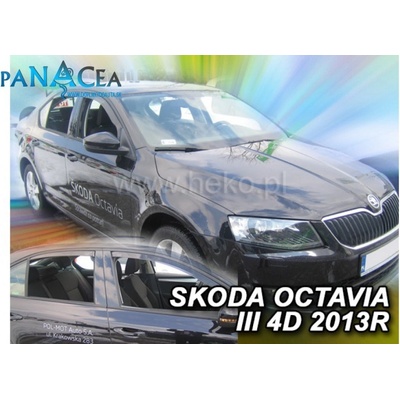 Deflektory Heko Škoda Octavia III Sedan 2013 - 2020 predné + zadné