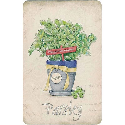 Ceduľa Parsley - petržlen záhrada