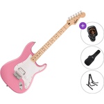 Squier Sonic Stratocaster HT H MN Basic SET Flash Pink Електрическа китара