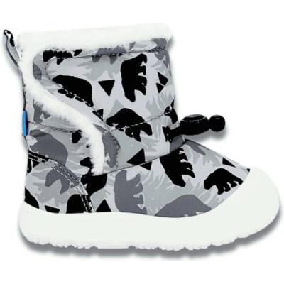 JAN & JUL Stay Put Trail Booties první dětské zimní boty Bear