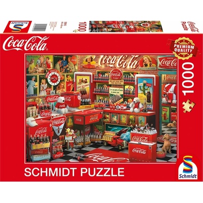 SCHMIDT Coca Cola Nostalgický obchod 1000 dílků