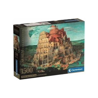 Clementoni Puzzle Museum Bruegel, The Tower Of Babel 1500 pieces (31738)