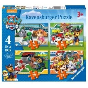 Ravensburger Puzzle 4in1 12/16/20/24 elements - Paw Patrol