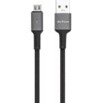 DeTech Кабел за данни DeTech DE-C39M, Micro USB, 1.0m, Black - 40200 (DE-40200)