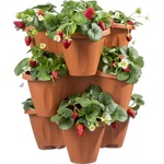 BAMA Spa Саксии на три етажа Комплект с поставка и колелца Трифоглио Trifoglio pot