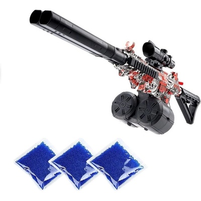 Sunny Blaster Слънчев бластер с двойна цев, червен + 3х гелет, мек