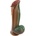 STD Dildo No. 23 Fantasy Beasts Silicone 22cm Brown-Green
