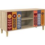 vidaXL ТВ шкаф ESSEN 102 x 33 x 50 см Сонома Инженерна дървесина (8007042)