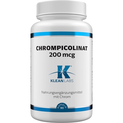 KLEAN LABS Хром пиколинат 200 mcg - 90 капсули