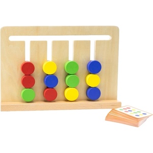 Viga Toys Пъзел игра Viga Toys - Сортиране на цветове и геометрични фигури (44707) - baby